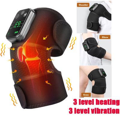 Heated Vibration Shoulder Brace with LED Display - Stroke Lyfe