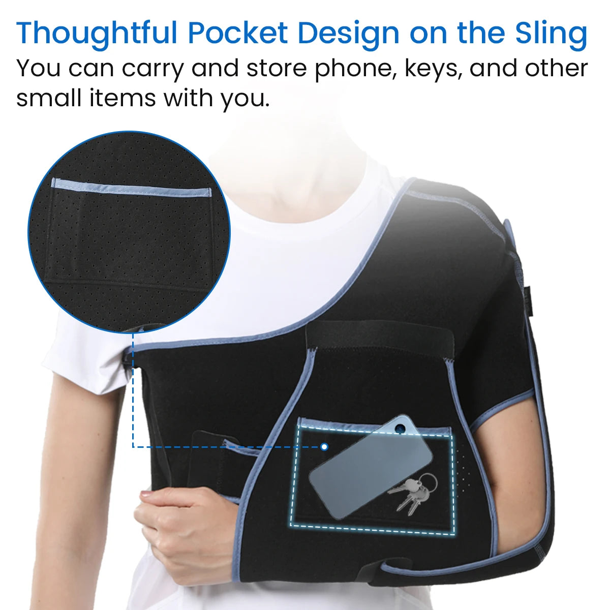 Breathable Shoulder Support Brace for Recovery - Stroke Lyfe