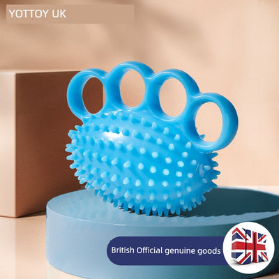 Spring Grip Professional Hand Strength Rehabilitation Training Equipment Five Finger Strength Silicone Grip Ring Ball Exercise Hand Strength Equipment - Stroke Lyfe